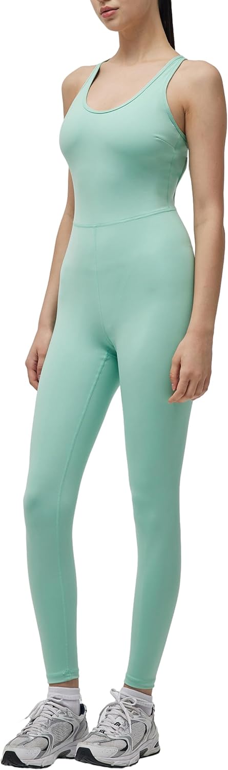 LOVESOFT Women's Sleevesless Bodysuit Dance Unitard, Backless Bodycon Rompers Jumpsuits for Workout Yoga - Image 4