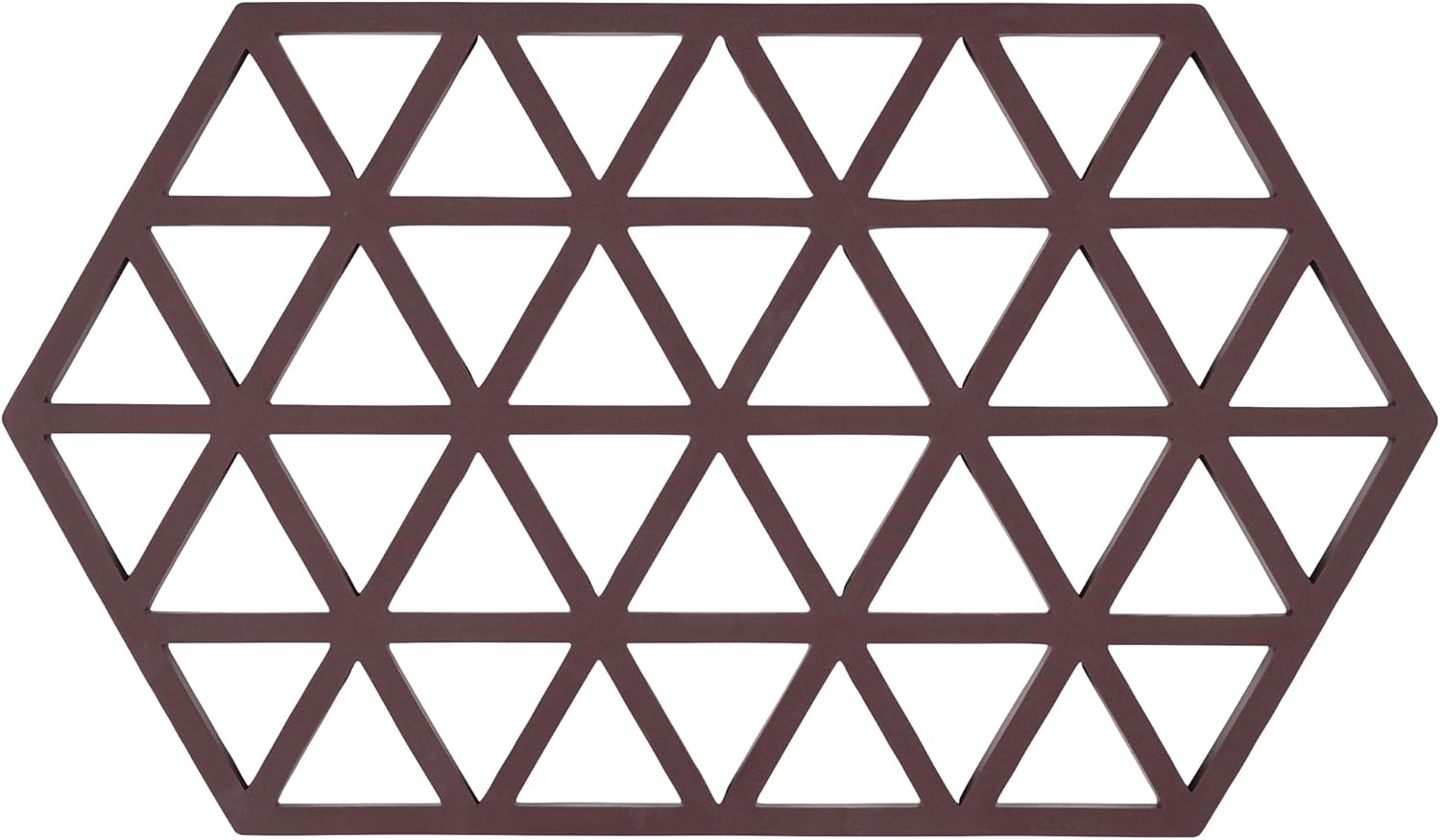 Zone Denmark Hexagon Coaster 24 x 14 x 0.9 cm Black