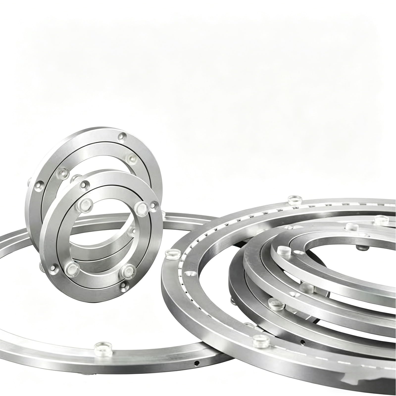 1pcs，Rotating Bearing，Aluminum Alloy Base，Aluminum Metal ，Swivel Plate Hardware ，Silent Ball Bearing(680mm (27 inches))