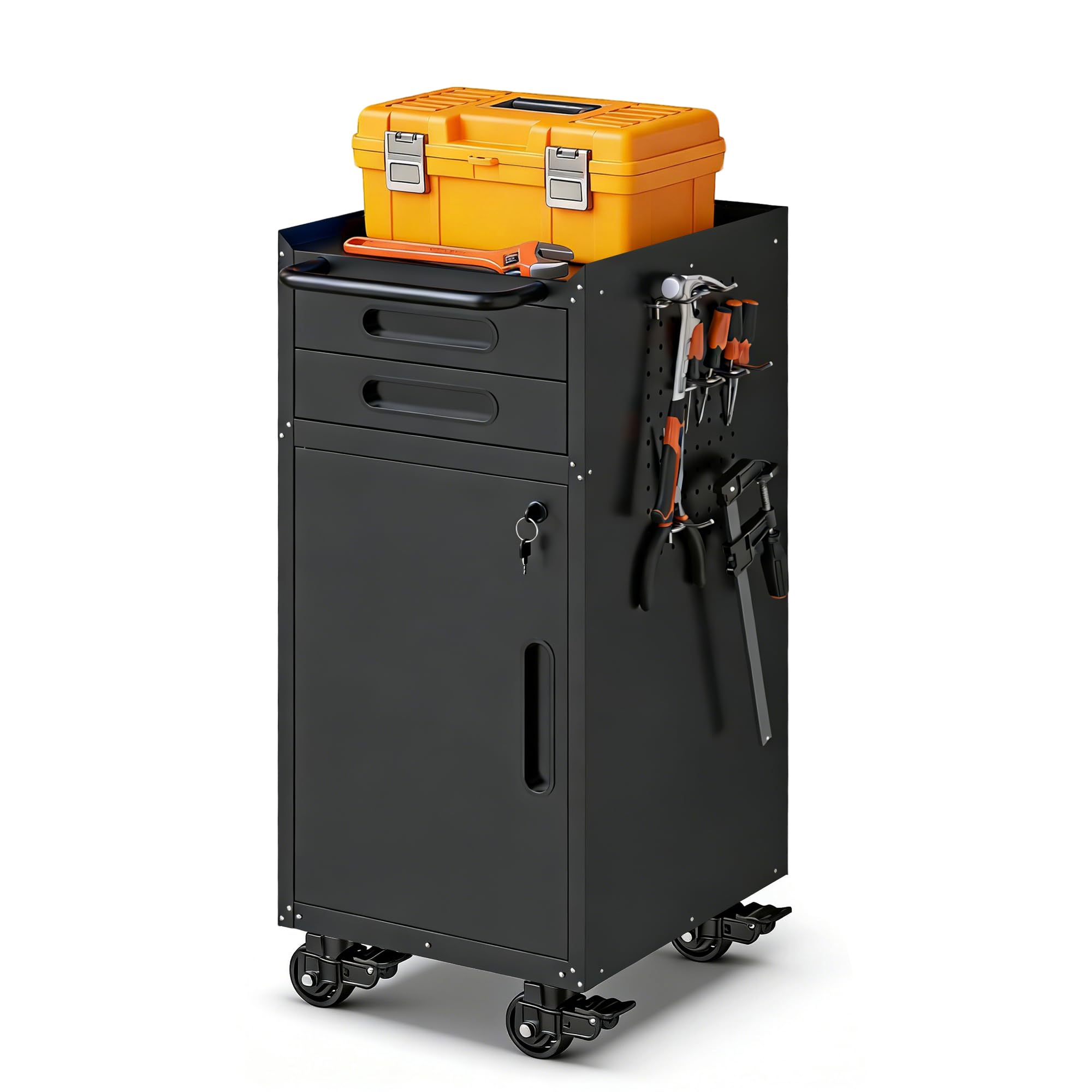 Metal Storage Cabinet for Garage, Tool Cabinet, Utility Cabinet