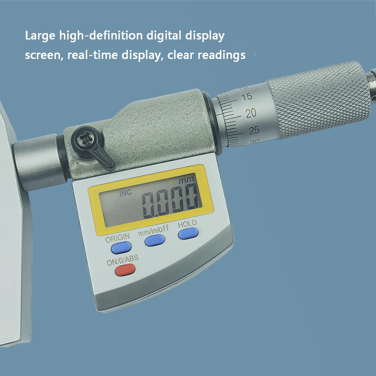 Micrómetro de profundidad digital, calibrador Vernier de profundidad digital de acero inoxidable de alta precisión, con sondas de 4 piezas (0-25/25-50/50-75/75-100 mm), empaquetado en caja de almacena