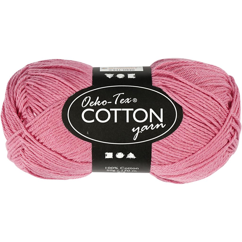 Creativ Dark Rose Cotton Yarn