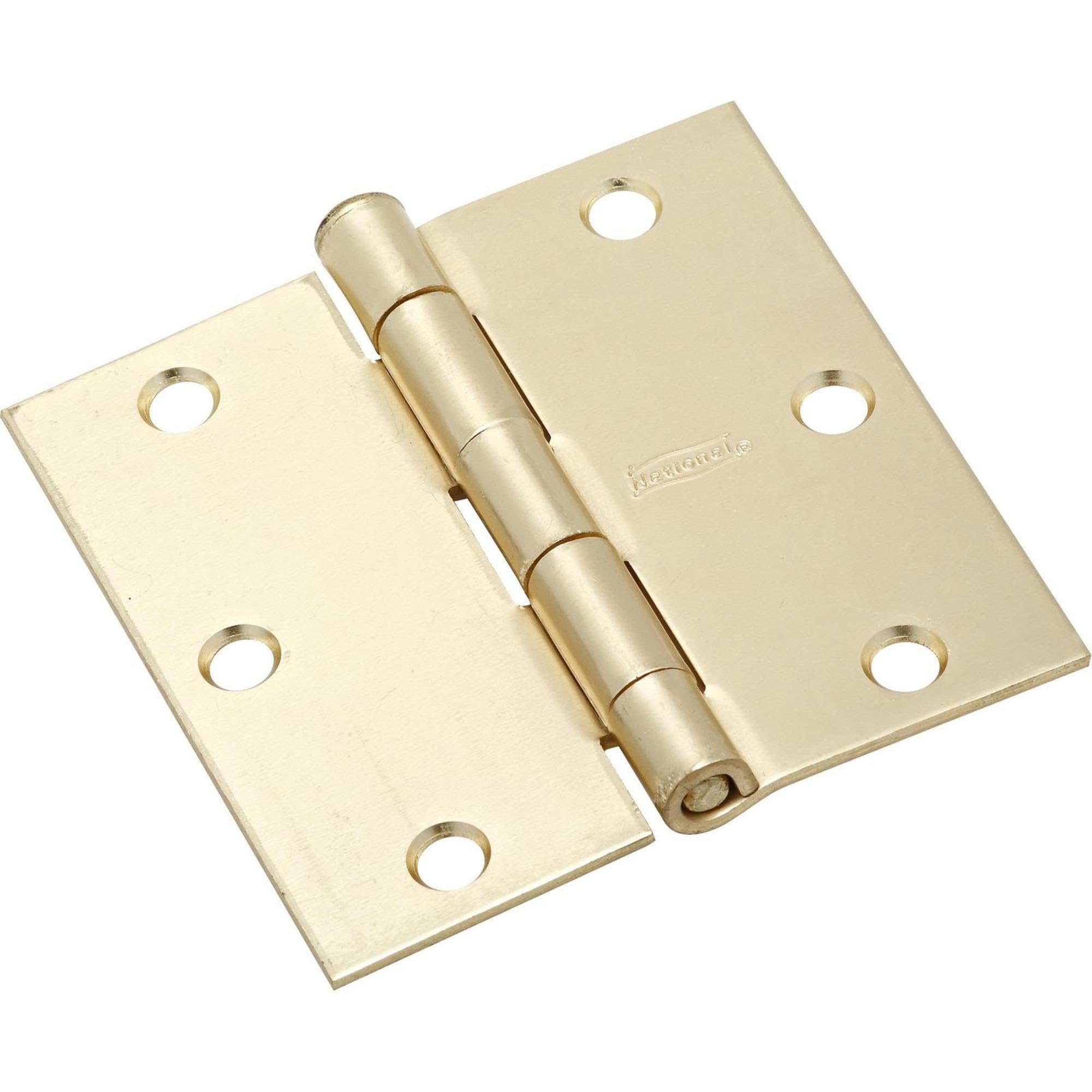 Stanley N830-232 3 in. Satin Brass Door Hinge