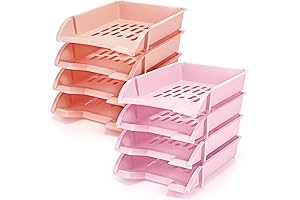 Gueevin Colorful Turn-in Trays for Classroom Organization