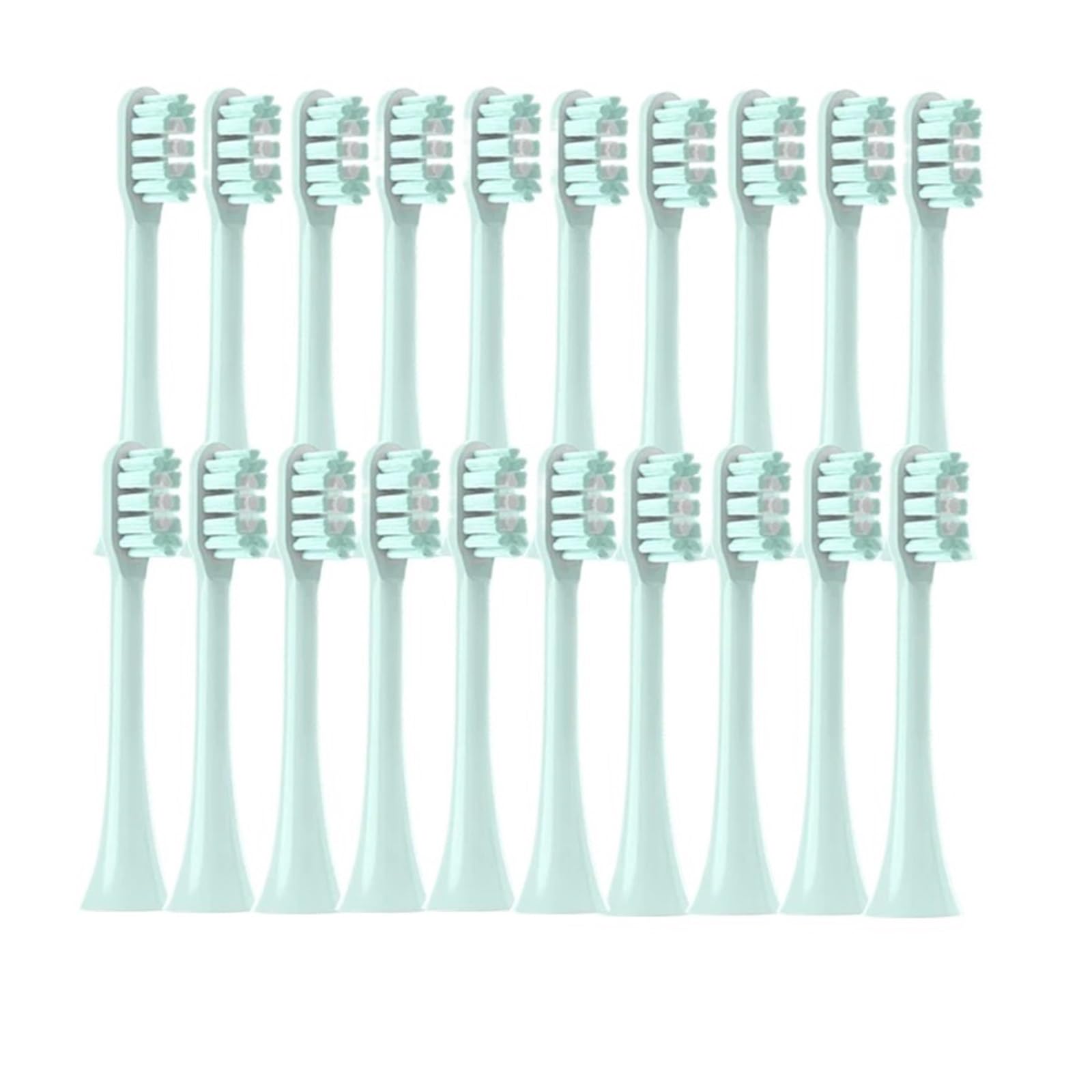Cabezales, compatible con SOOCAS, X3 X3U X5 | Cabezales de repuesto de plástico para adultos para uso diario, disponibles en 20 50 o 100PCS(50MintGreen)