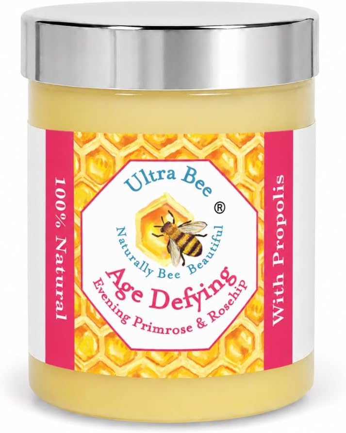 Ultra Bee 100% Natural Age Defying Face Moisturiser - Evening Primrose, Rosehip, Jojoba
