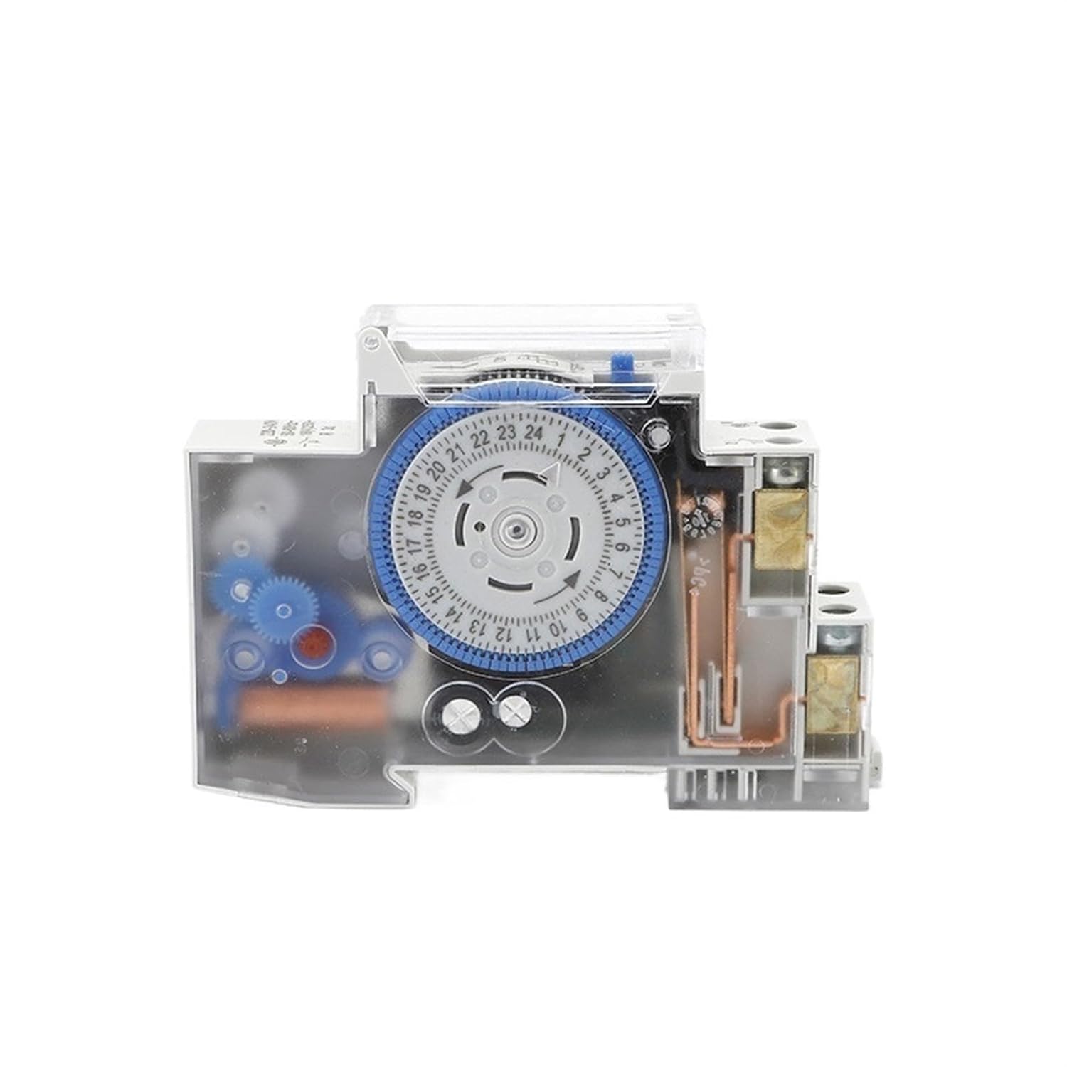 SUL180A 24 Hours Relay Analogues Electrical Programmable Timer Controller 100 Hours Battery Din Rail Mechanical Timer Switch