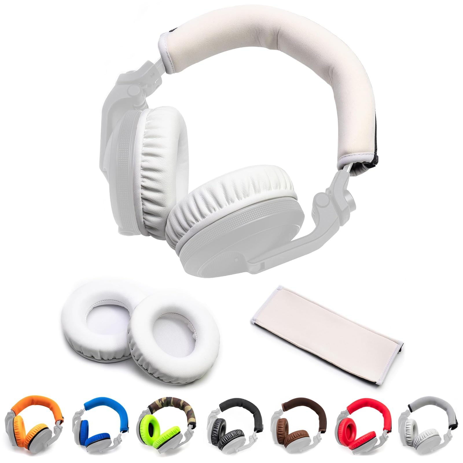 Kit Ricambio Cuffie Pioneer HDJ-X5/X7/X10 - Cuscinetti E Fascia In Memory Foam, Per DJ Professionisti - Foto 7