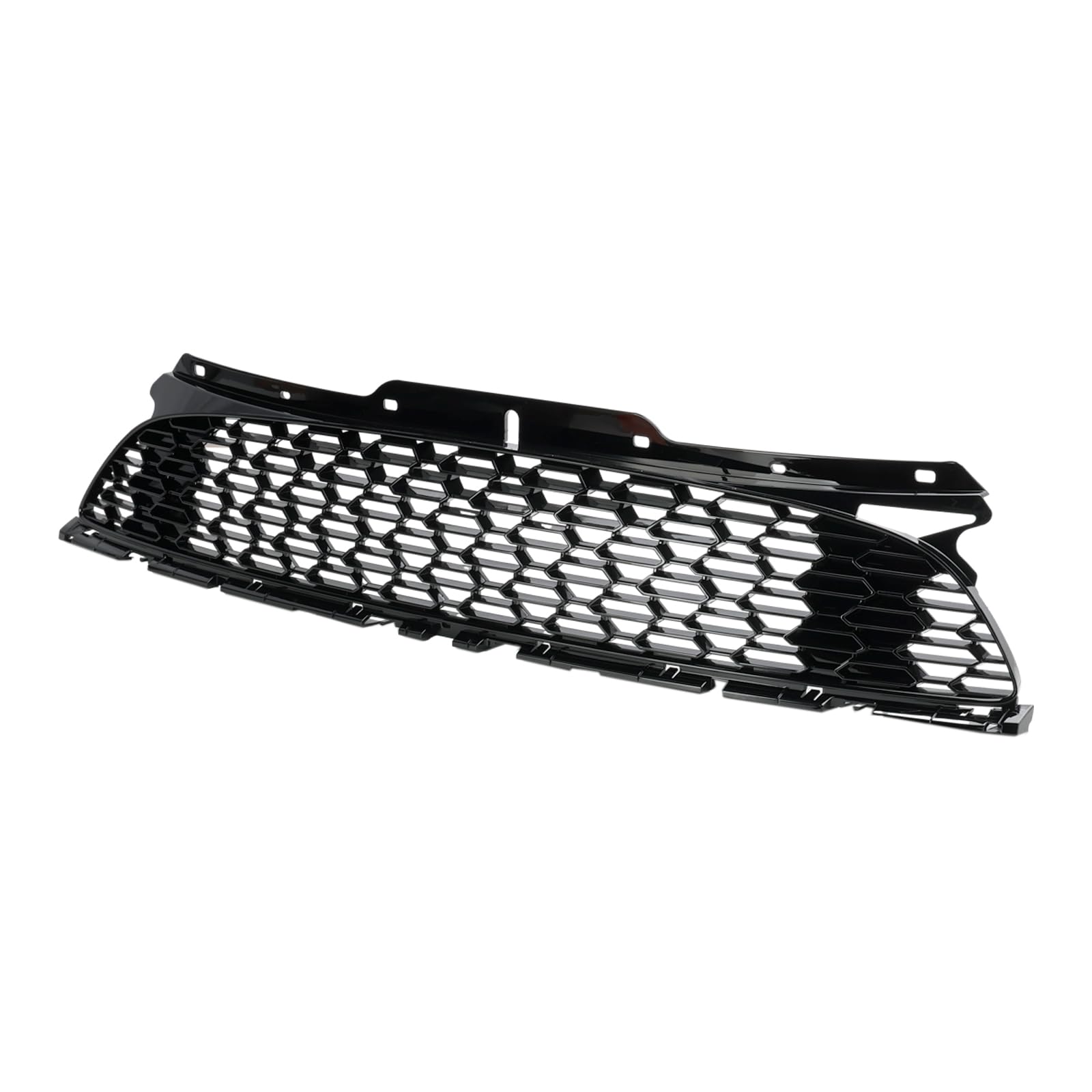Griglia paraurti anteriore Gloss Black Front Bumper Grill Grille Fit for Mini R55 R56 R57 R58 R59 Cooper S & for JCW (No Logo)