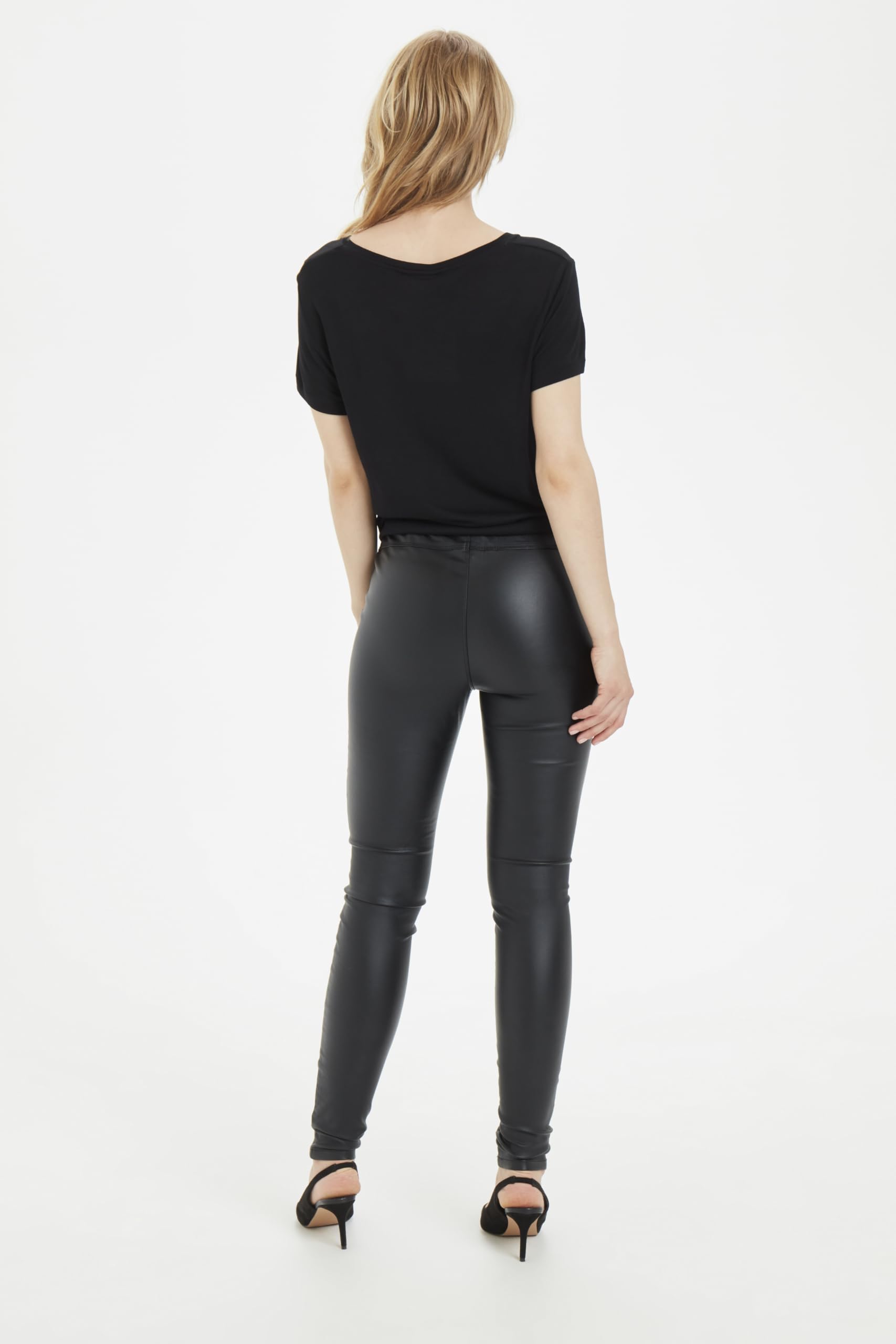 KAFFE Damen Leggings Ada Coated Jeggings