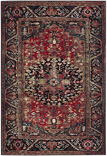 Tapete SAFAVIEH vintage 228x160 cm rojo multi miniatura 3