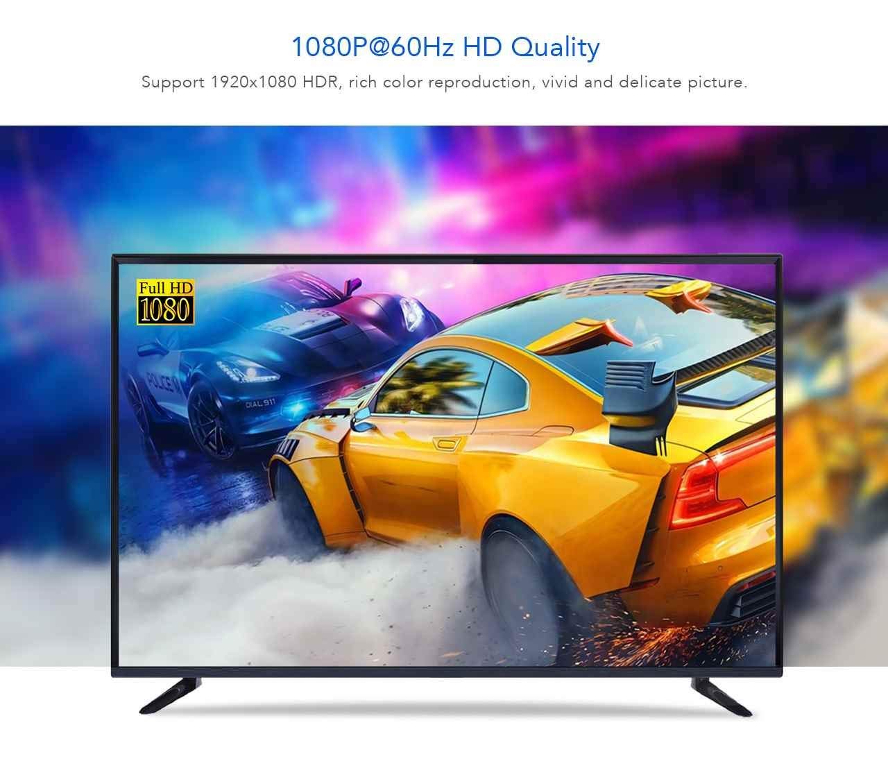PremiumCord Extension KVM HDMI jusqu'à 70 m avec Transmission USB Via câble Patch Cat6/Cat6A/Cat7, boîtier en métal, Compatible avec Full HD 1080p 60 Hz