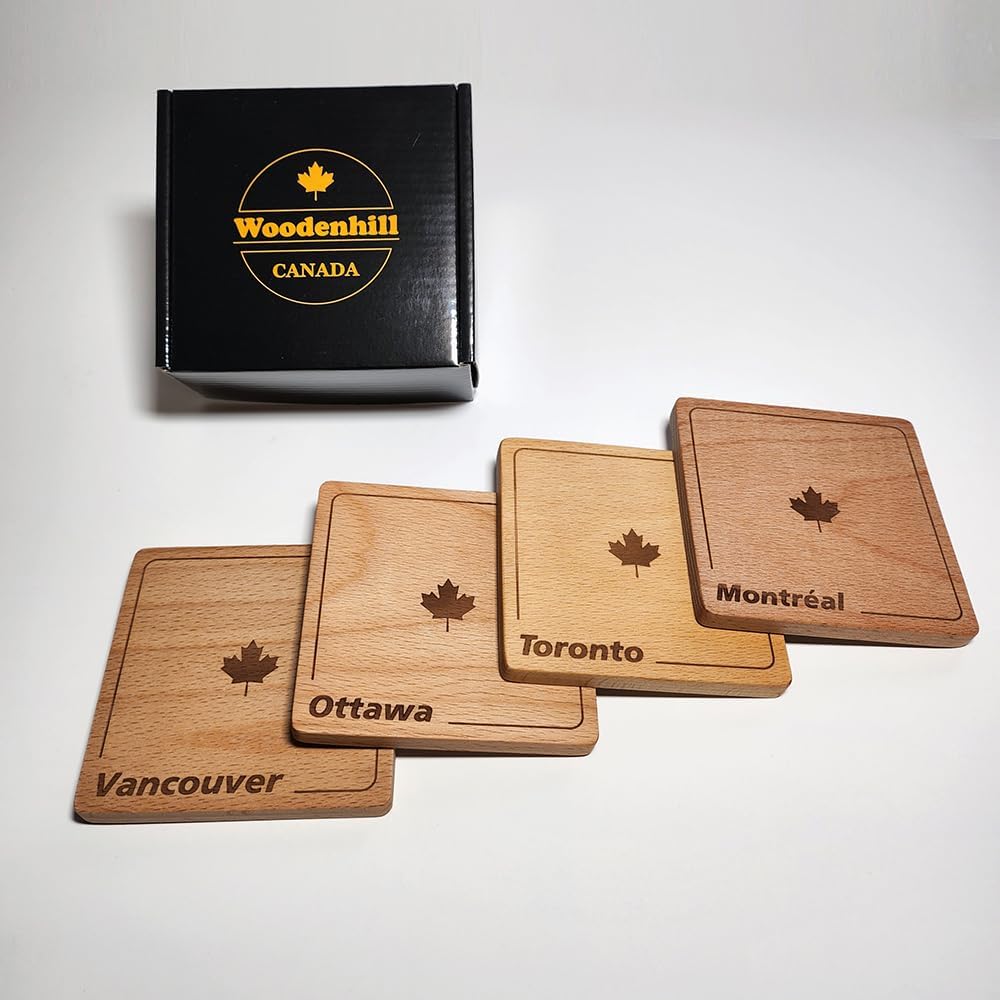 Canada Cities Coasters - Set of 4