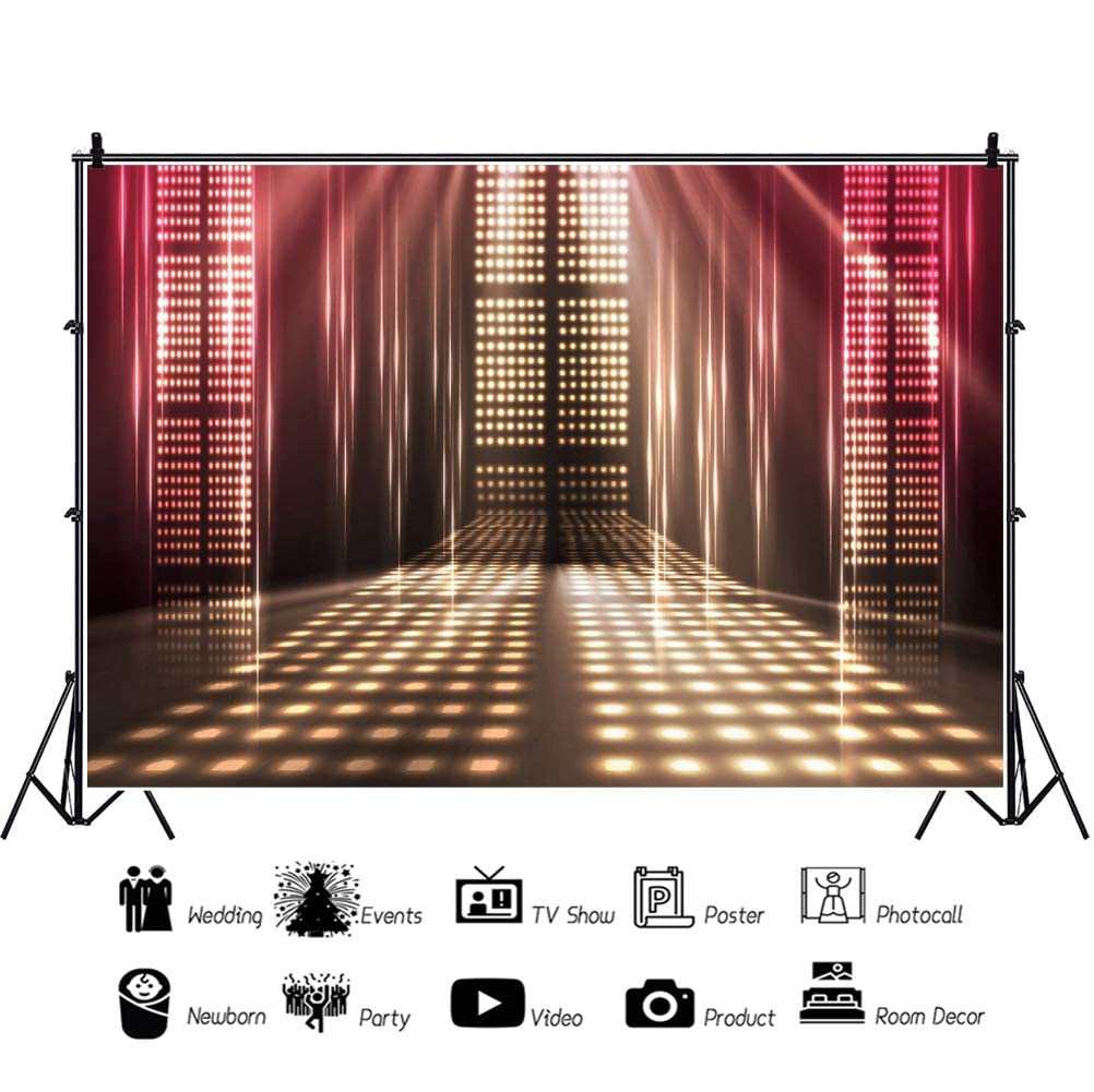 3 x 2 m świecące neonowe światła pokazują tło scena dyskoteka impreza fotografia tło miejsca rozrywki KTV tańce towarzyskie pokaz muzyczny dziewczyny chłopcy portret nagrywanie wideo winylowe rekwizyty do studia