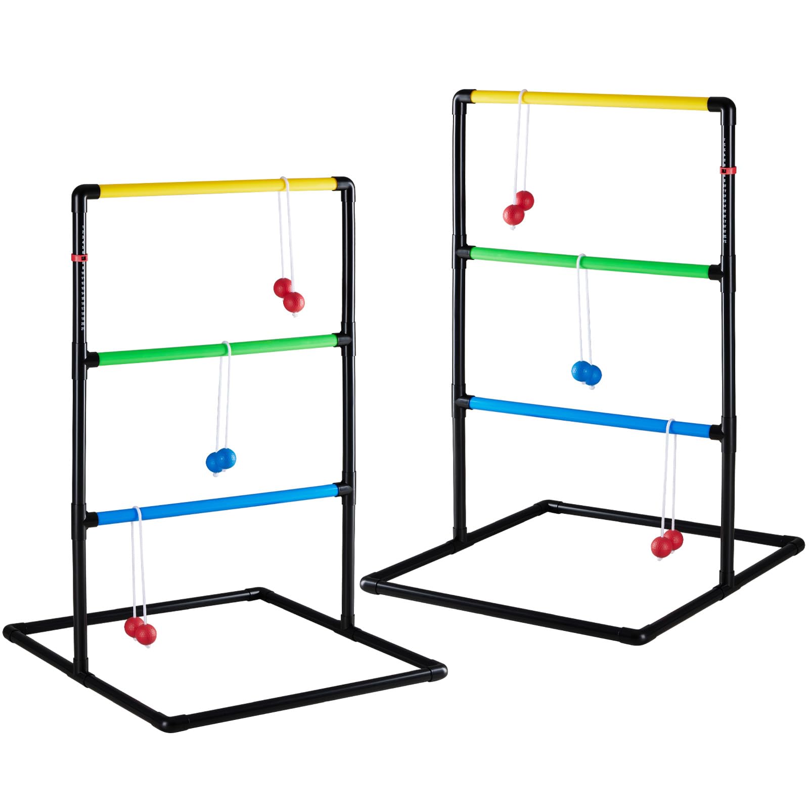NEWBULIG Ladder Ball Set, Bolas, Carry Bag & Scoreboards, Black