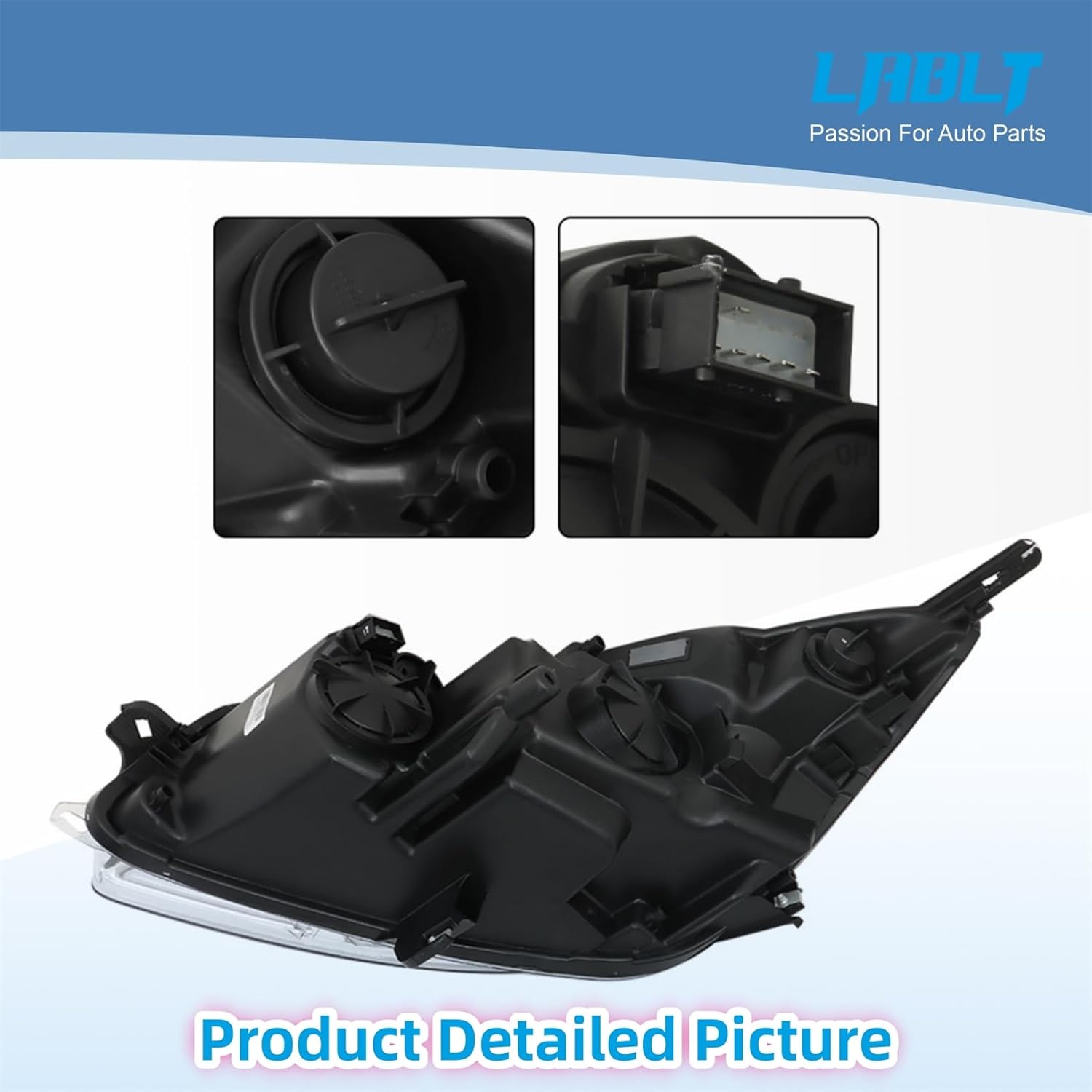 LABLT Headlight Headlamp Assembly Halogen Replacement for Regal 2011 2012 2013 Driver Side Left LH Passenger Side Right RH Replacement for GM2502353 GM2503353