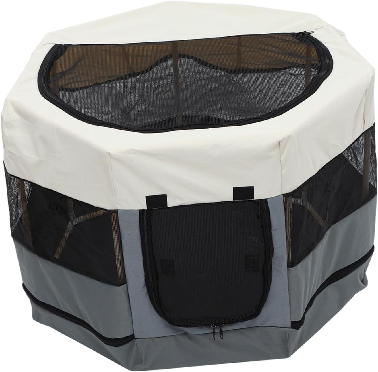 Octagonal Pet Fence Cat House Kitten Playpen Portable Dog Playpen for Pet Scratch-Resistant