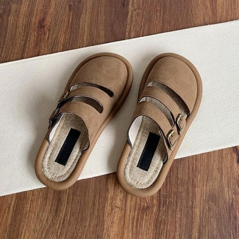 Fashionable Retro Women's Slippers - Comfortable and Breathable Slip on Clog, with Memory Foam Insole, Suitable for Both Indoor and Outdoor Use