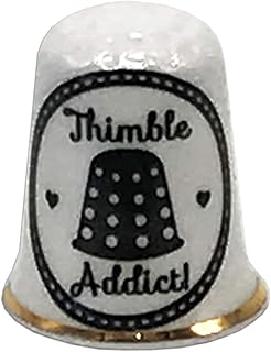 Thimble Addict Thimble, Gift For Thimble Collector