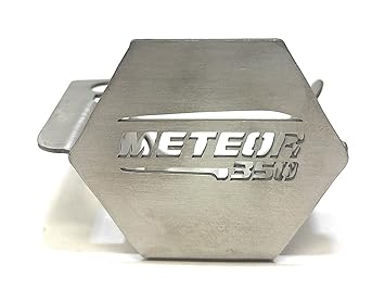 TRP TRADERS Stainless Steel Rear Brake Oil Container Guard for Royal Enfield Meteor (Silver)