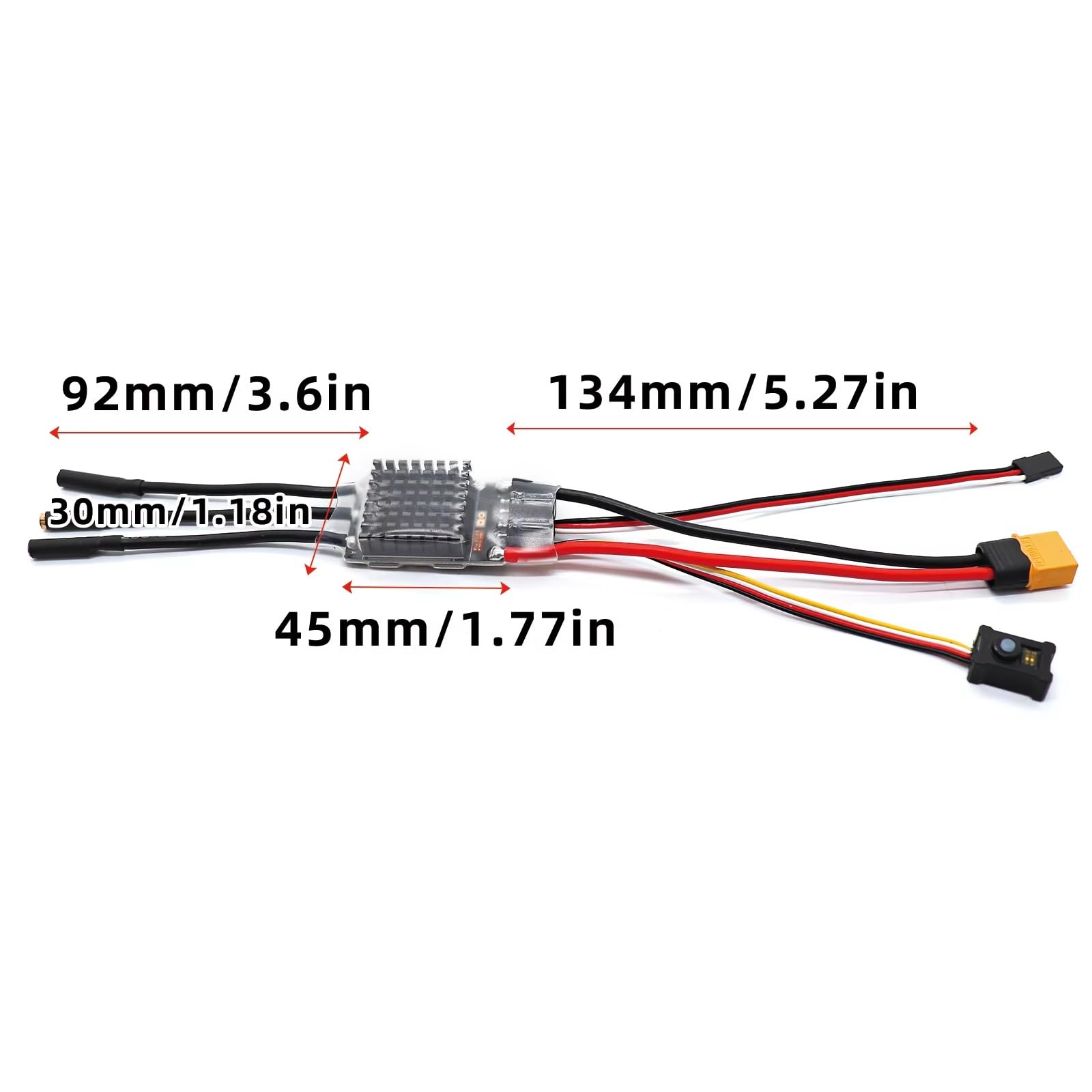 Per Axial Per Traxxas Per SCX10 Per TRX-4 Per TRX-6 ESC Per Auto RC Sistema Di Alimentazione ESC Per Cingolati RC AM32 Motore Brushless Per Combo RM-S20 80A Regolatore Velocità Rc(AM32 ESC)