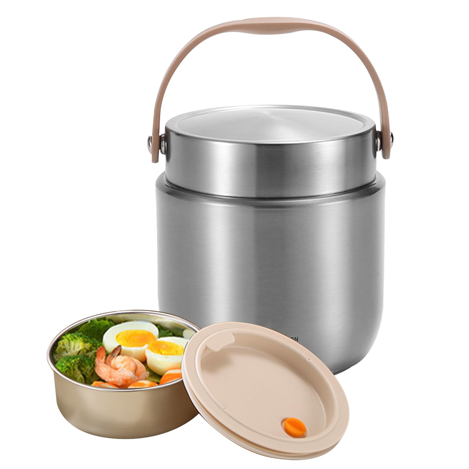 isotermico per alimenti, termos ermetici, zuppa, in acciaio , 1200