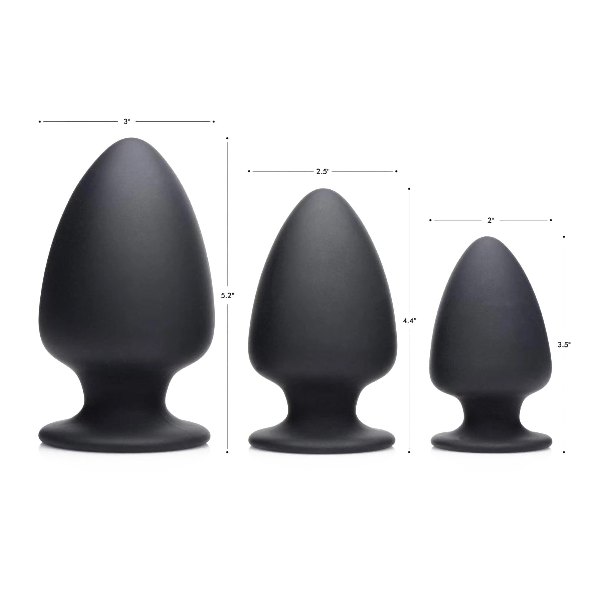Dilatatore anale termoattivo formabile in Silexpan Dimensione large