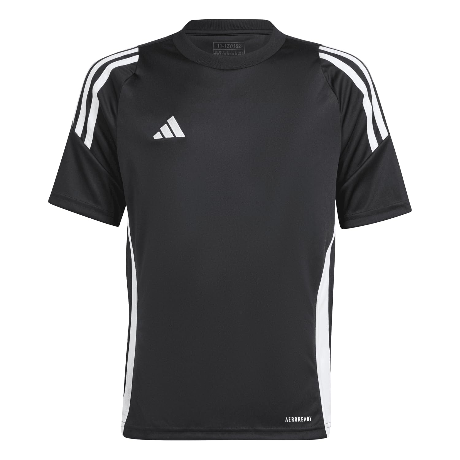 adidas Unisex Kids Tiro 24 Kids Shirt, Black/White, 5-6 Years