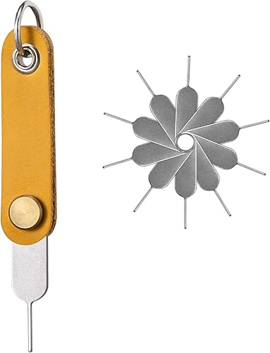 ICARERSPACE - 10 herramientas de extracción de tarjetas SIM, bandeja de tarjetas SIM, herramientas de extracción de pines de expulsión (10 piezas)