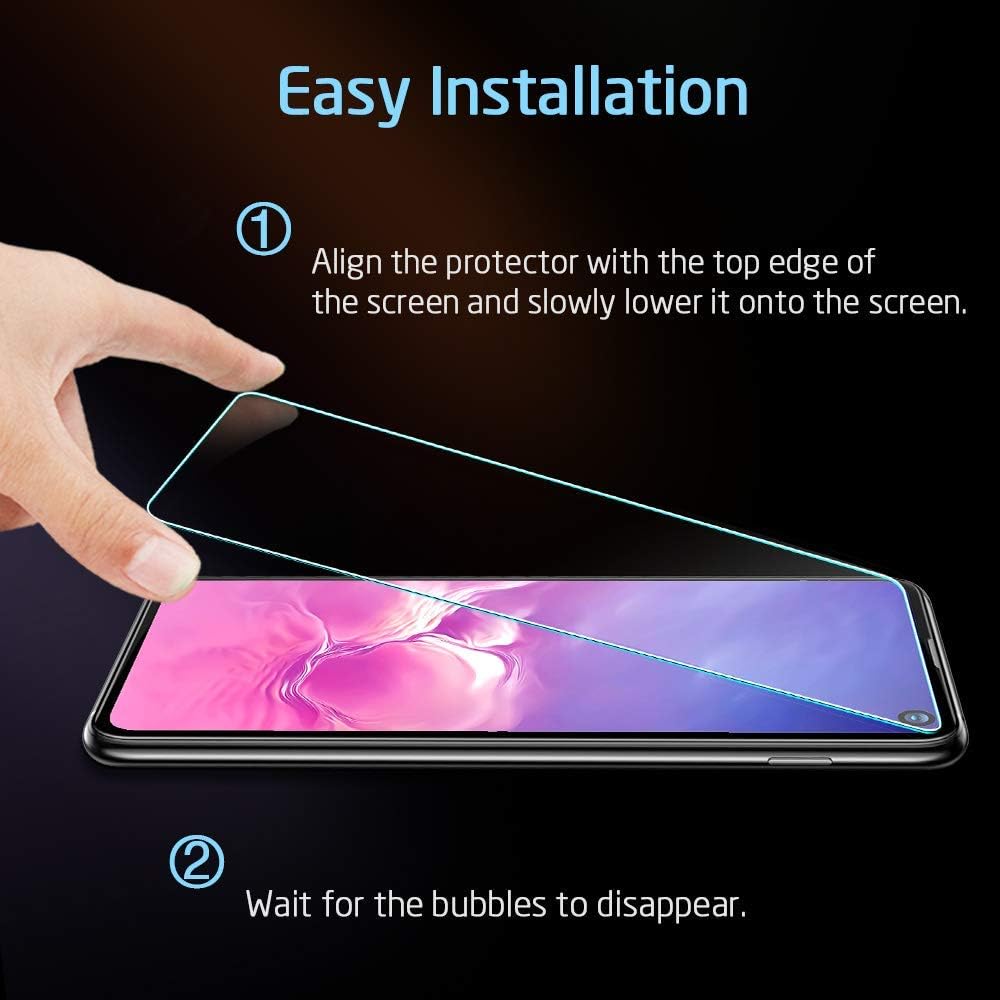ESR Screen Protector Compatible for Samsung Galaxy 2019, (2-Pack) Tempered Glass Screen Protector [Full Screen Coverage] for Galaxy (Released in 2019)
