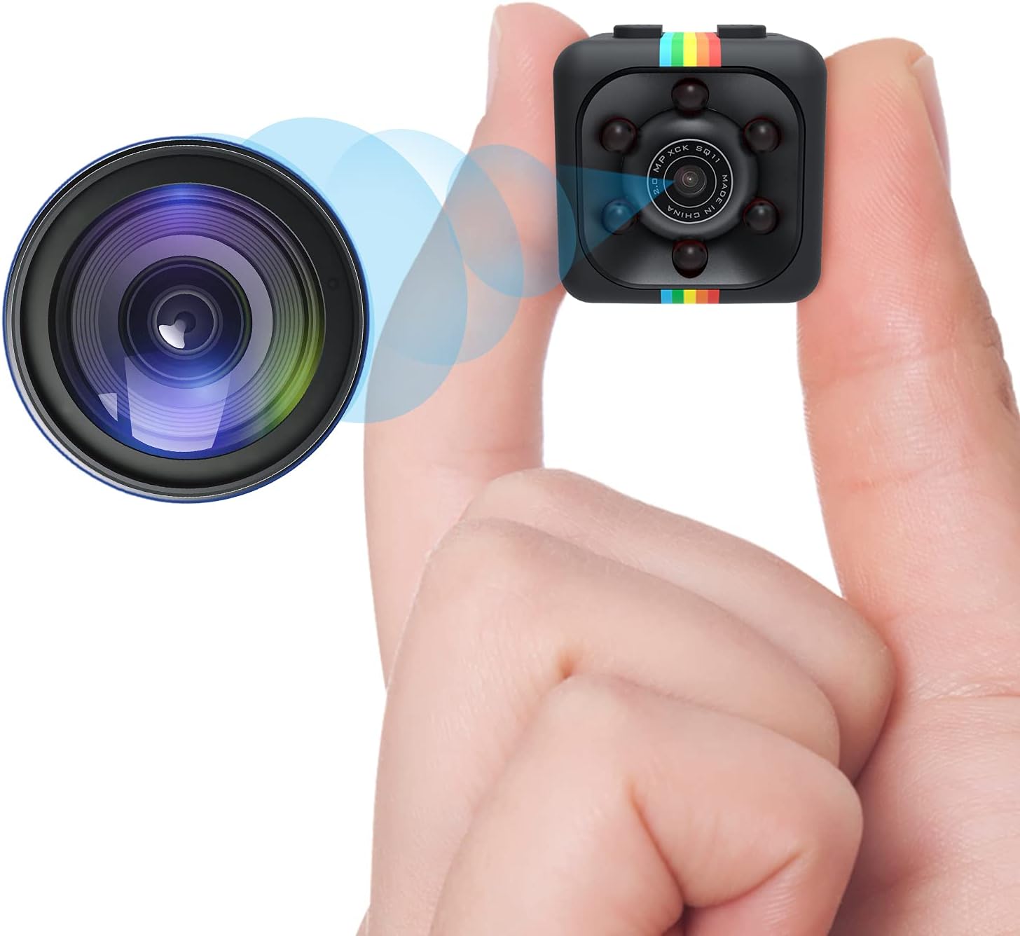 Spy Camera Wireless Mini Hidden Camera DZFtech HD 1080P Portable Small Nanny Cam with Motion Detection Surveillance Camera for Home Indoor Outdoor Security