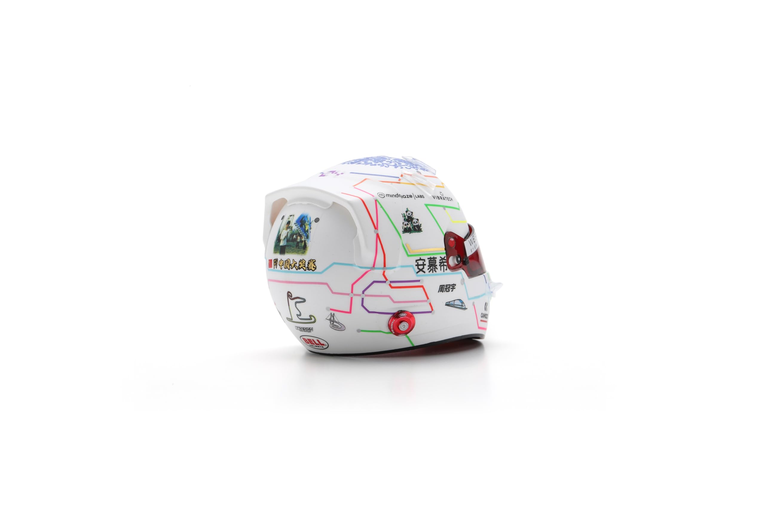Générique Casque Miniature Spark 5HF155 - Zhou Guanyu Sauber GP Chine 2024 (1/5)