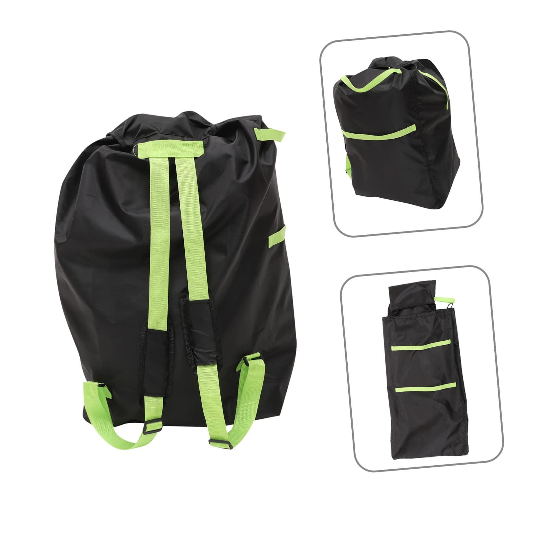 Yardwe Borsa da Viaggio per Passeggino, Zaino con Spallacci Doppio, Nero | Tessuto Oxford, Uso Travel e Gate Check, Struttura Water-resistant, Protegge da Urti e Graffi