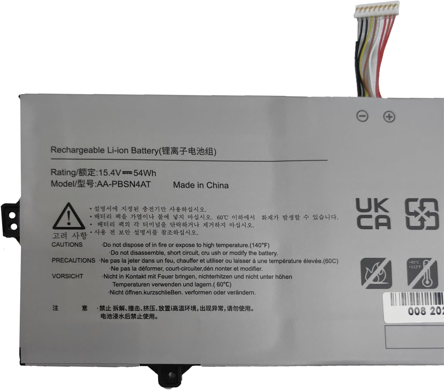 AA-PBSN4AT Laptop Battery Replacement for Samsung Galaxy Book NP750TDA-XD1US NP750TDA-XD2US A41-K56 Series(15.4V 54Wh)