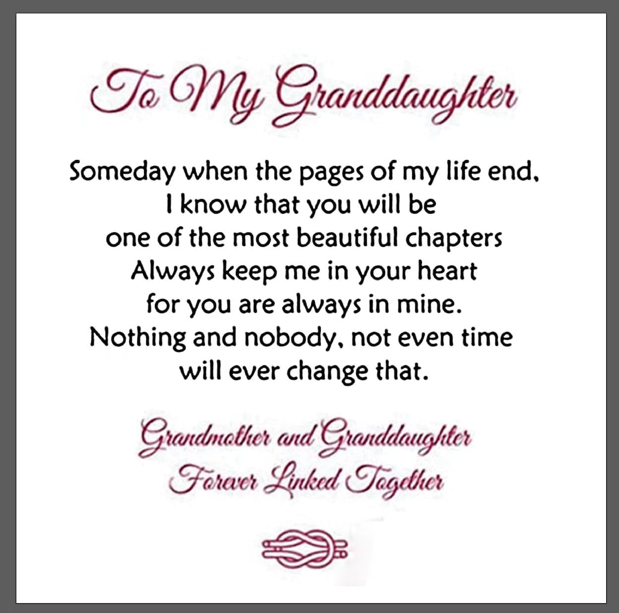 To My Granddaughter-Infinity Forever Love Heart Bracelet, Natural Emperor Stone Double Layer Purple Beaded Woven Wrap Bracelets Adjustable Mind Peace Gift Jewelry - Image 6