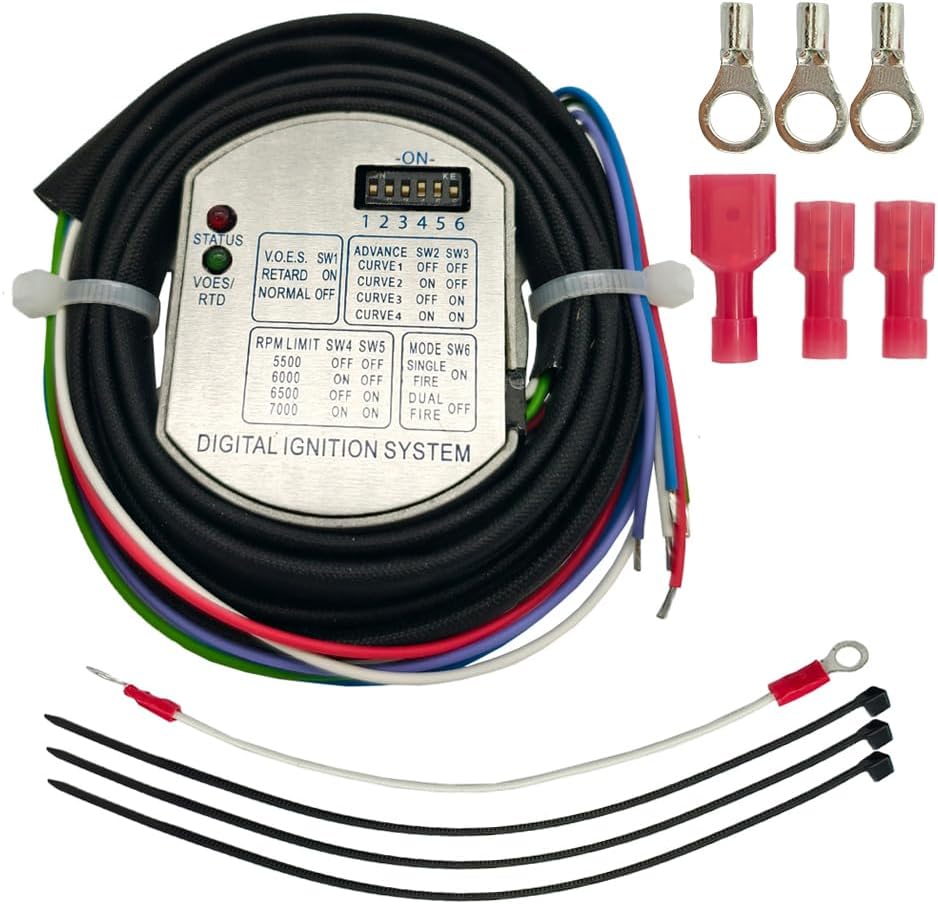 EPSIRMP 53-644 Programmable Single Fire Electronic Ignition Module Compatible for 1980-1996 Tour Glide