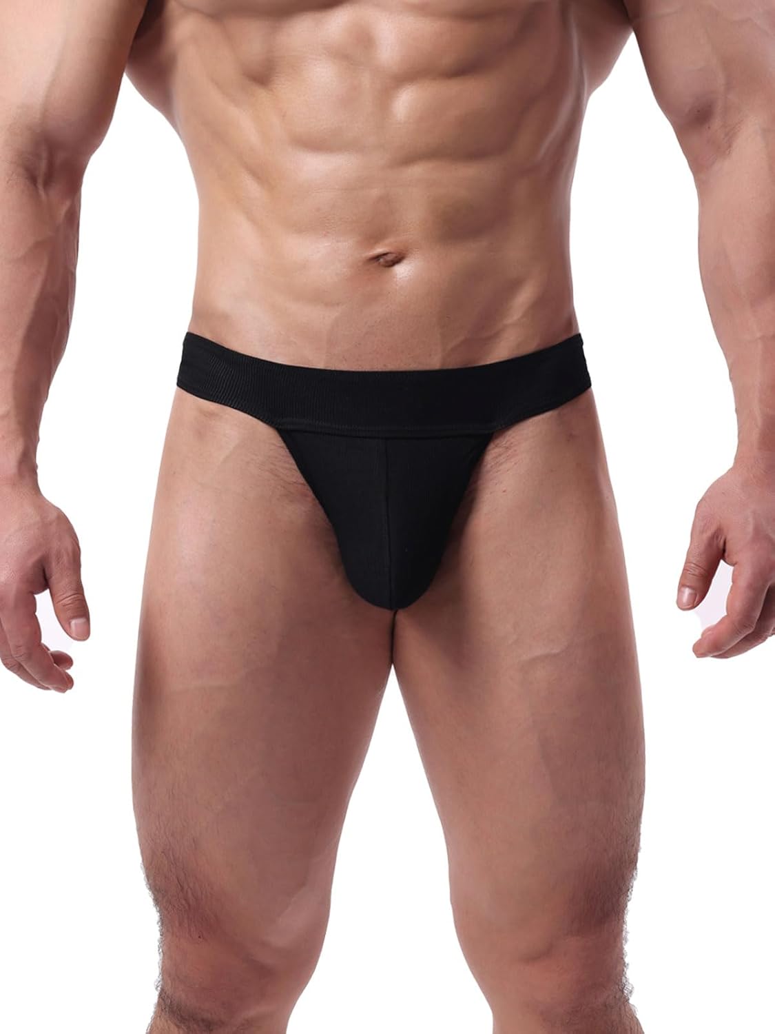 Summer Code Men's Thong Pouch Undewear Low Rise T-Back Under Panties Breathable and Lightweight G-String Bikini - Image 2