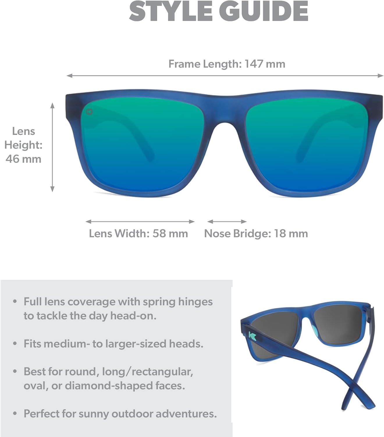 Knockaround Torrey Pines Polarized Sunglasses for Men & Women - UV400 Protection - Image 9