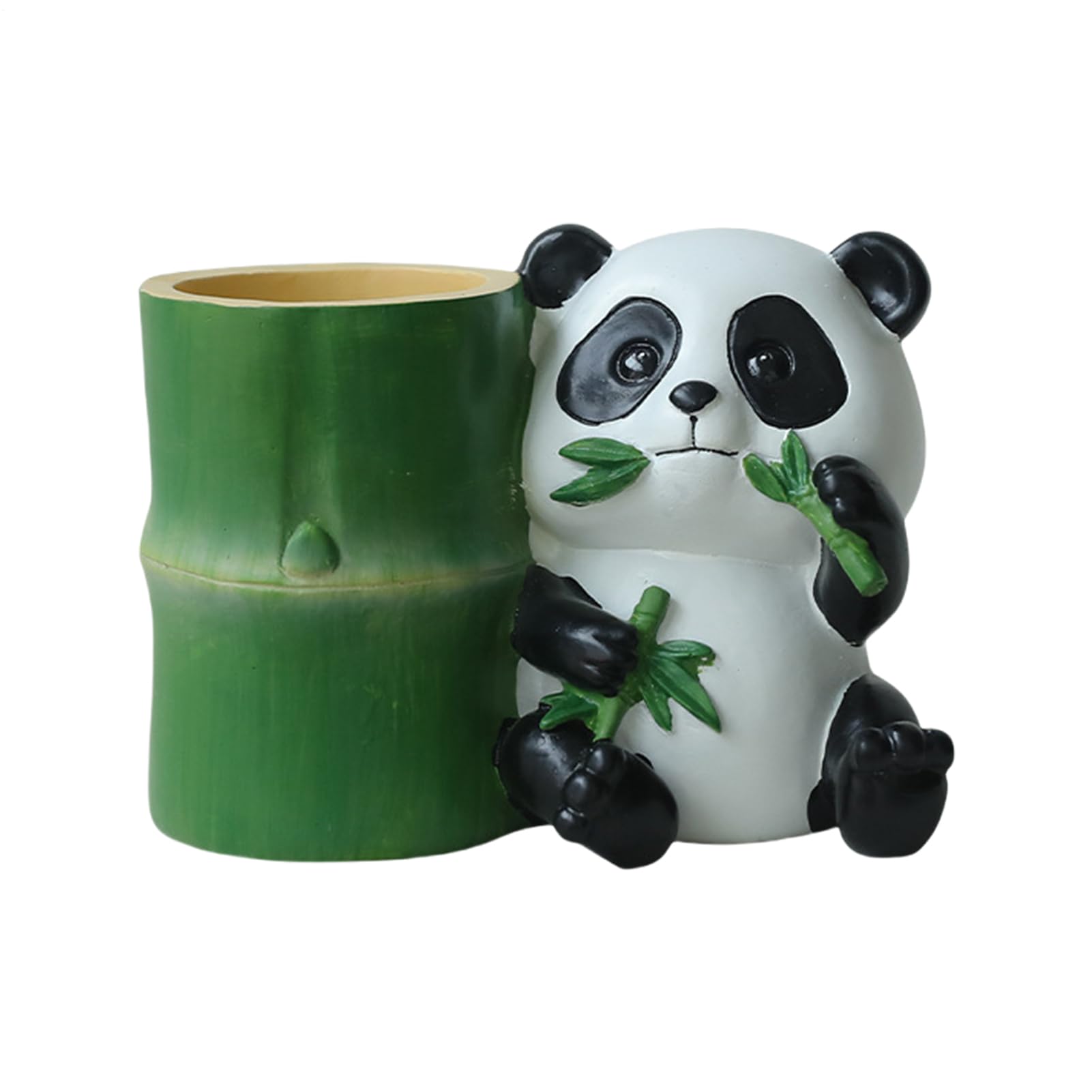 Organisateur de bureau panda pot à crayons mignon multifonction pour papeterie et pinceaux