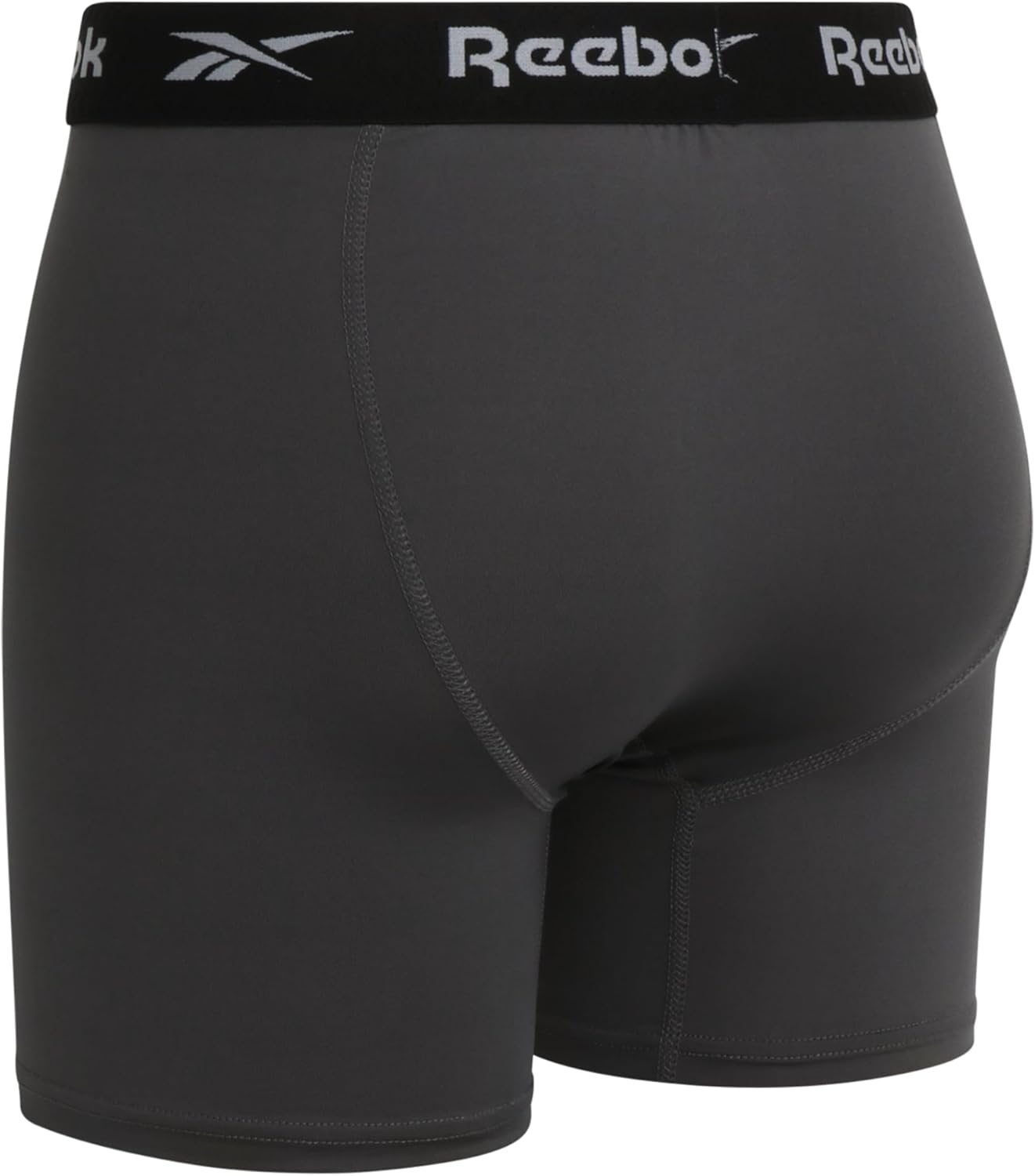 Reebok Mens Boxer Briefs - 6 Pack 6'' Inseam Moisture Wicking Mens Underwear Tag Free Boxer Briefs with Contour Pouch - Image 6