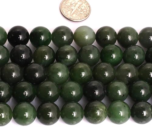 Miniatura 263 de GEM-Inside - Cuentas sueltas de piedra de lava negra natural de 0.315 in para hacer joyas, 15 pulgadas Cordierita de grado A