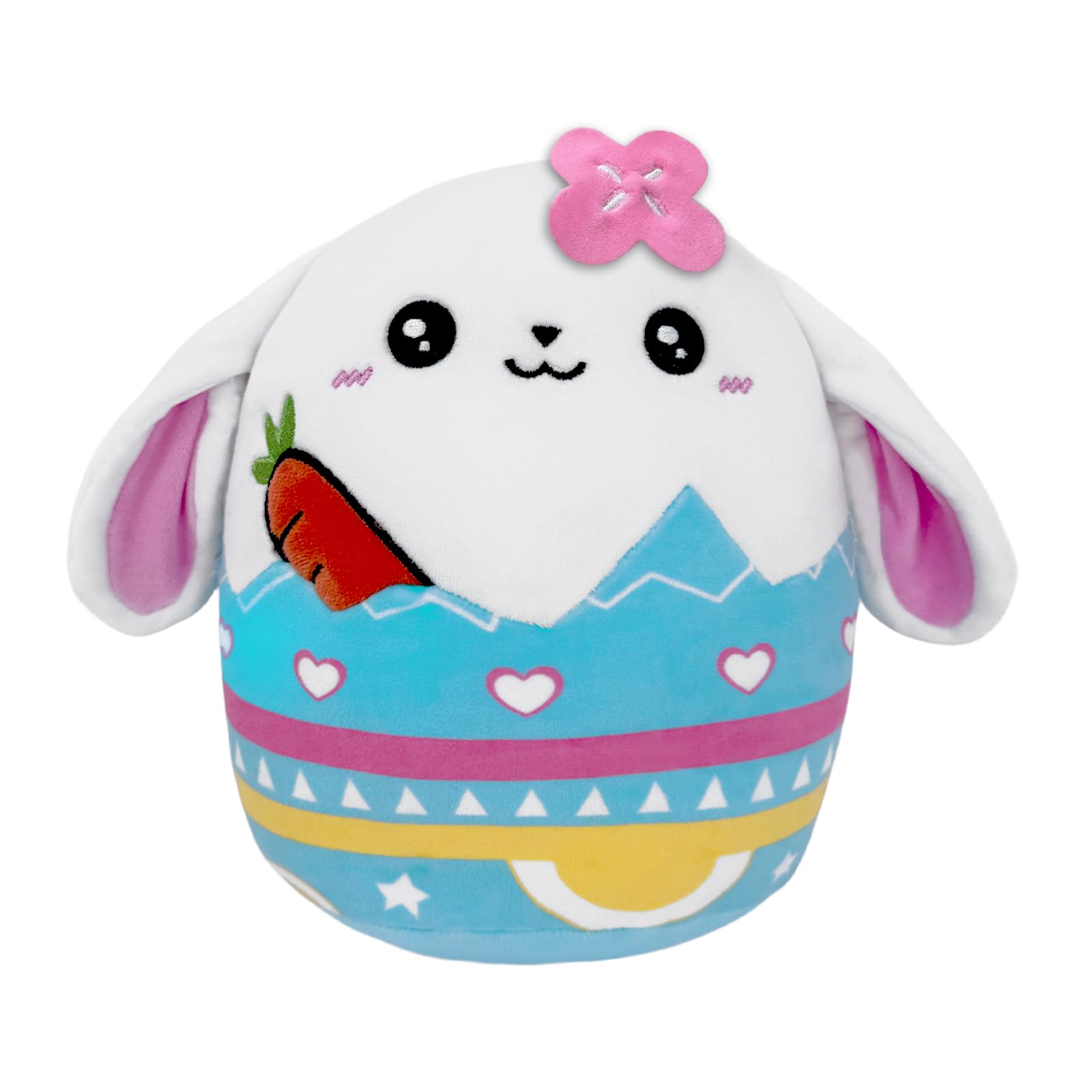 20cm Easter Bunny Plushies Toy,Easter Eggs Bunny Teddy Plush Squishies,Easter Bunny Basket Stuffers Girls,Cute Rabbit Plush Stuffed Bunny Doll Toys for Kids Easter Baskets Toys Gifts Home Decoration