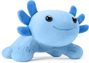 Axolotl Plush Toy, Stuffed Axolotl Plush, 10.8" Cute Doll Stuffed Toy Gifts for Boys Girls. (Blue)