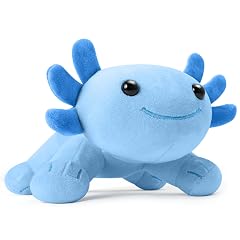 Axolotl Plush Toy Soft Cute Axolotl Stuffed Animal Kids Plushie Pillow Doll Blue