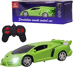 Carrinho de Controle Remoto com 4 Funções Verde - Castela