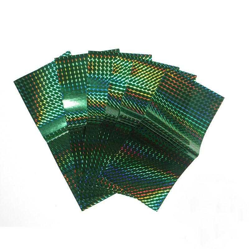 Set de 5 hojas adhesivas holográficas para pesca 10x20cm miniatura 1