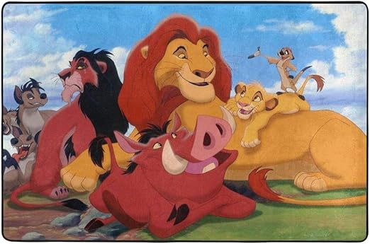 Amazon Co Jp Lion Kingライオン キング 4 カーペット ラグ 洗える るマイクロファイバーフランネル生地 ラグマットオシャレ 洗いやすい 抗菌防臭 吸湿性 耐摩耗性 畳 リビング ベッドルーム 子供部屋 四季通用 二サイズ 厚さ Mm 1 180 Cm 60 90 Cm
