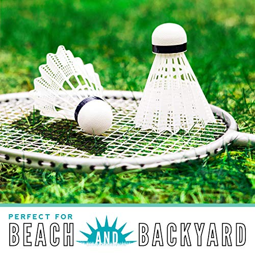 Image of Franklin Sports Badminton Racket + Birdie Set - Replacement Badminton Equipment for Kids + Adults - 2 Player - 4 Player Badminton Racket Sets