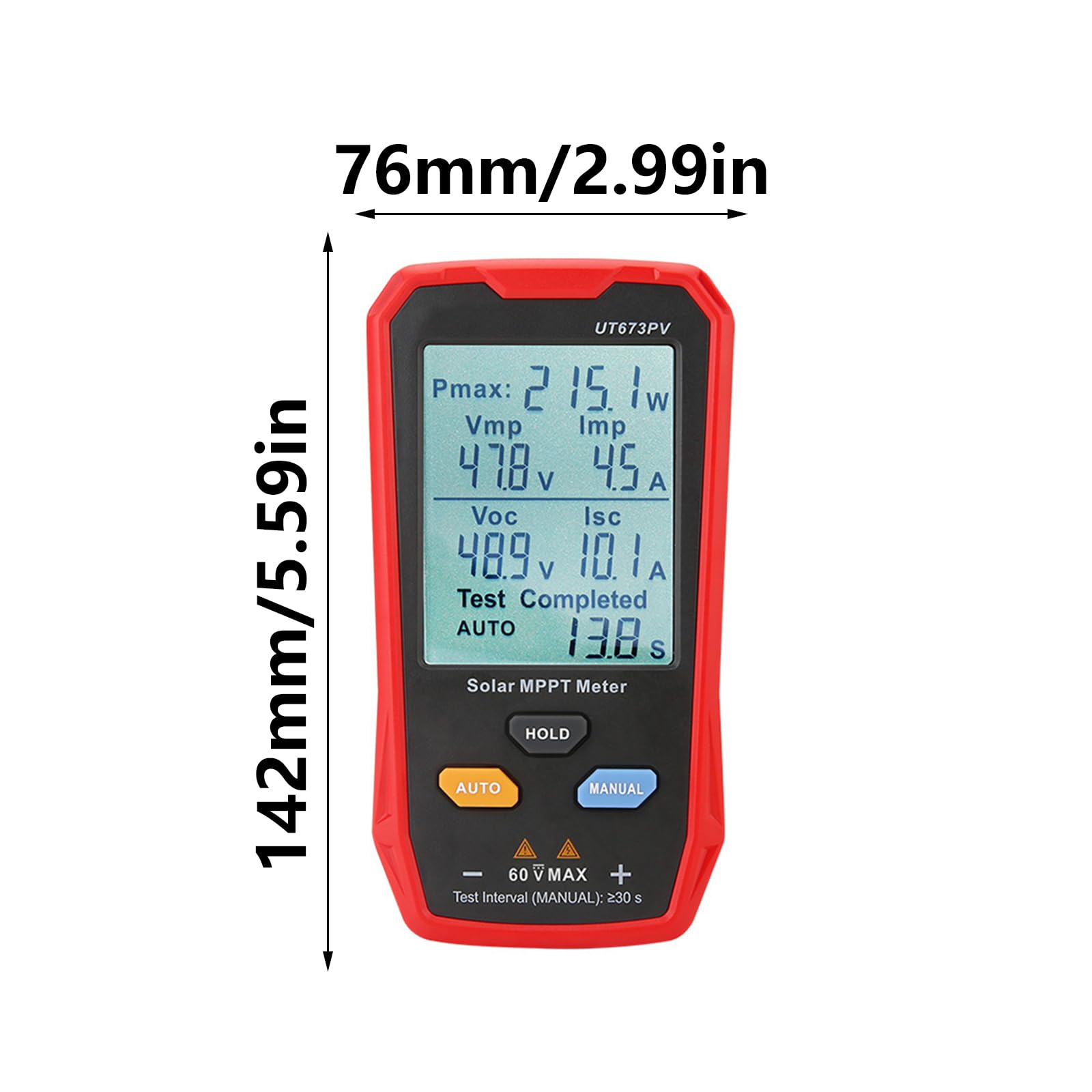 Multimetro fotovoltaico Tester per pannelli solari MPPT Meter Strumento di risoluzione dei problemi a circuito aperto per tester del pannello di prova