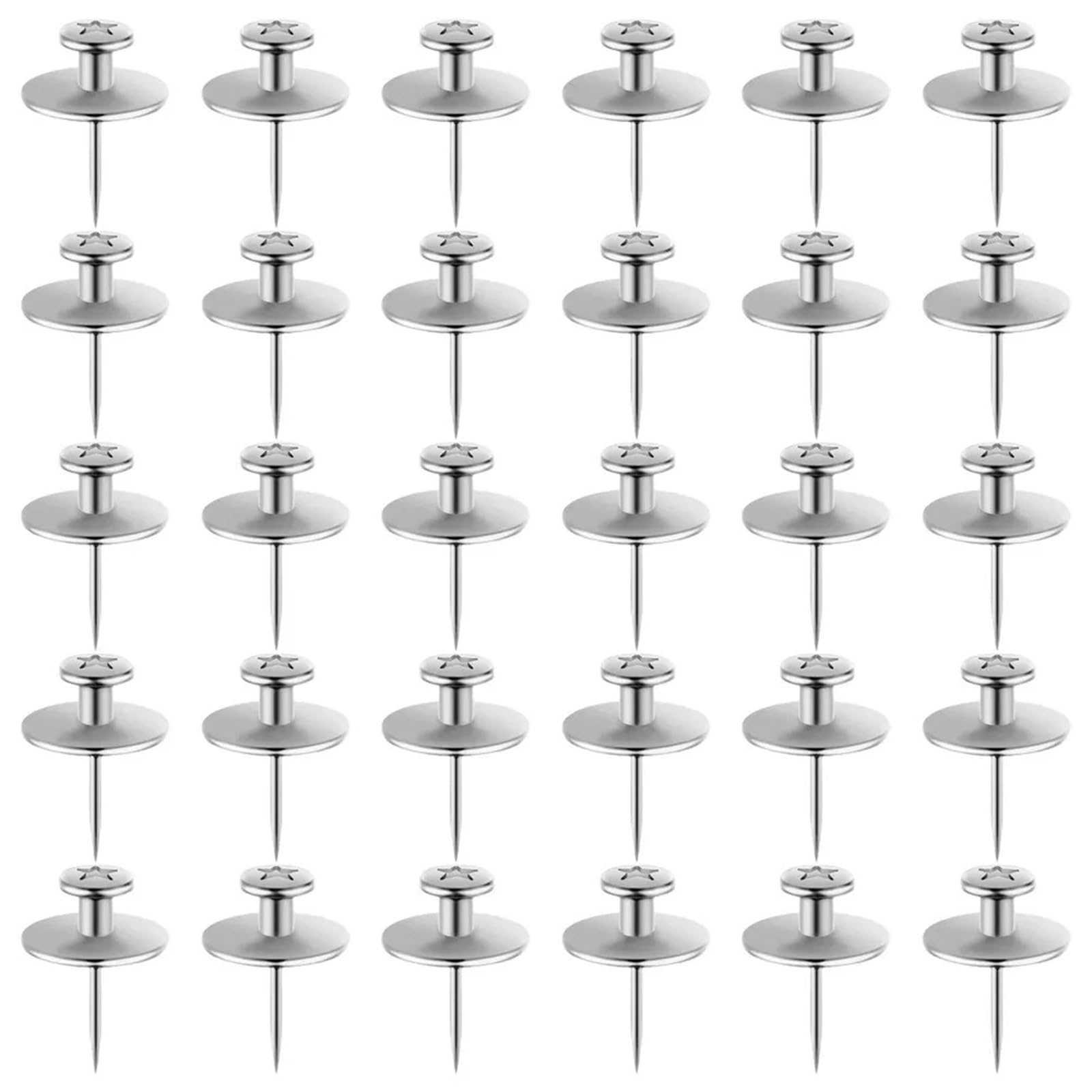 Push Pins 50Pcs Flat Top Zinc Alloy Decorative Pushpins